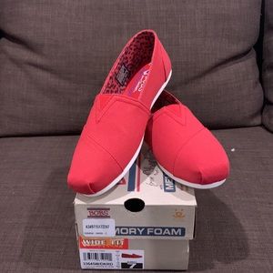 Skechers BOBS Women's Bobs Plush-Peace & Love Ballet Flat Size 7 NIB